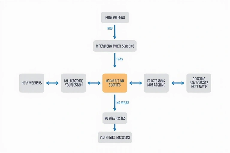 Diagram showing cookie usage flow